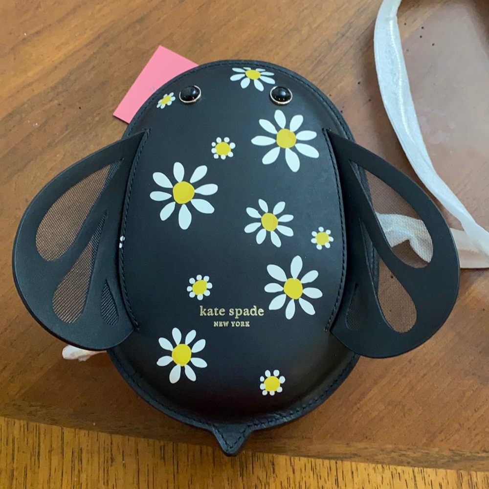 Kate Spade buzz bee crossbody purse black multi color
